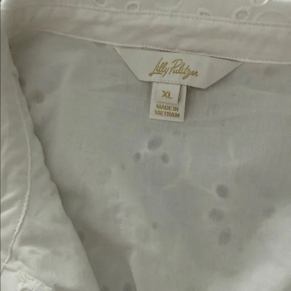 Lilly Pulitzer Singrid Eyelet Top - Picture 4 of 8